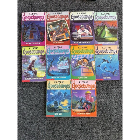Other - Goosebumps Lot of 10 First Printing Paperbacks R.L. Stine‎ Scholastic 1990s